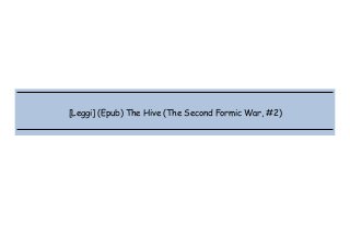  
 
 
 
[Leggi] (Epub) The Hive (The Second Formic War, #2)
 
