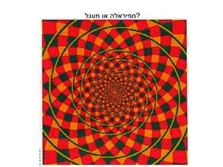 ספיראלה או מעגל  ? 