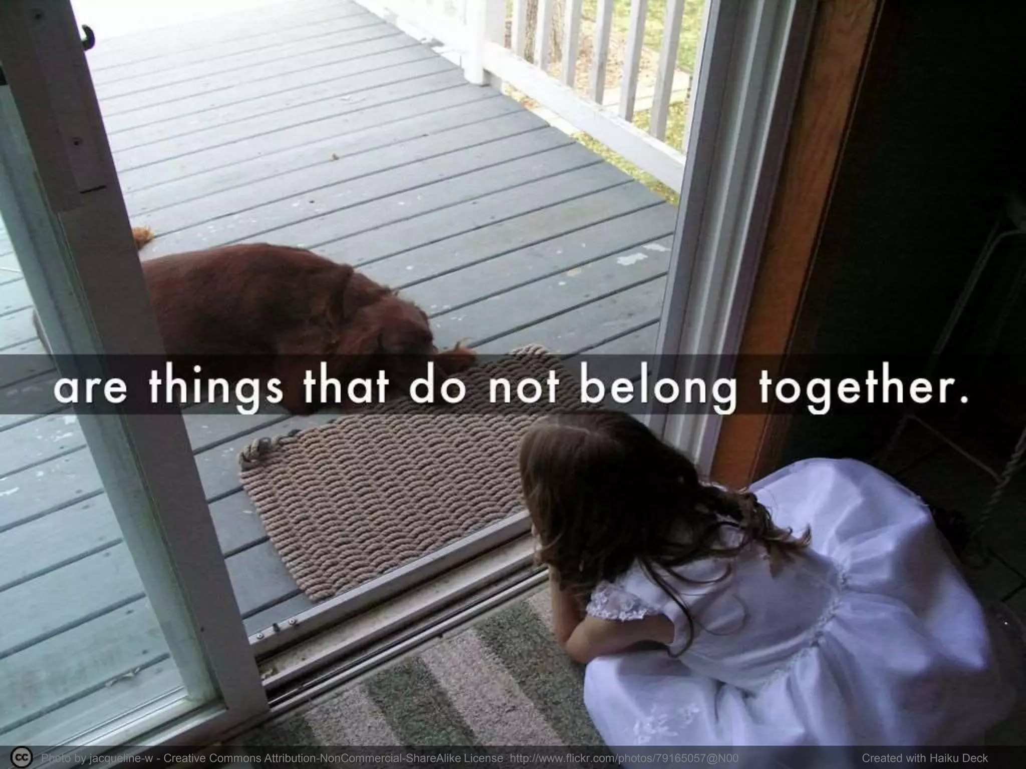 Photo by jacqueline-w - Creative Commons Attribution-NonCommercial-ShareAlike License http://www.flickr.com/photos/79165057@N00 Created with Haiku Deck 
 