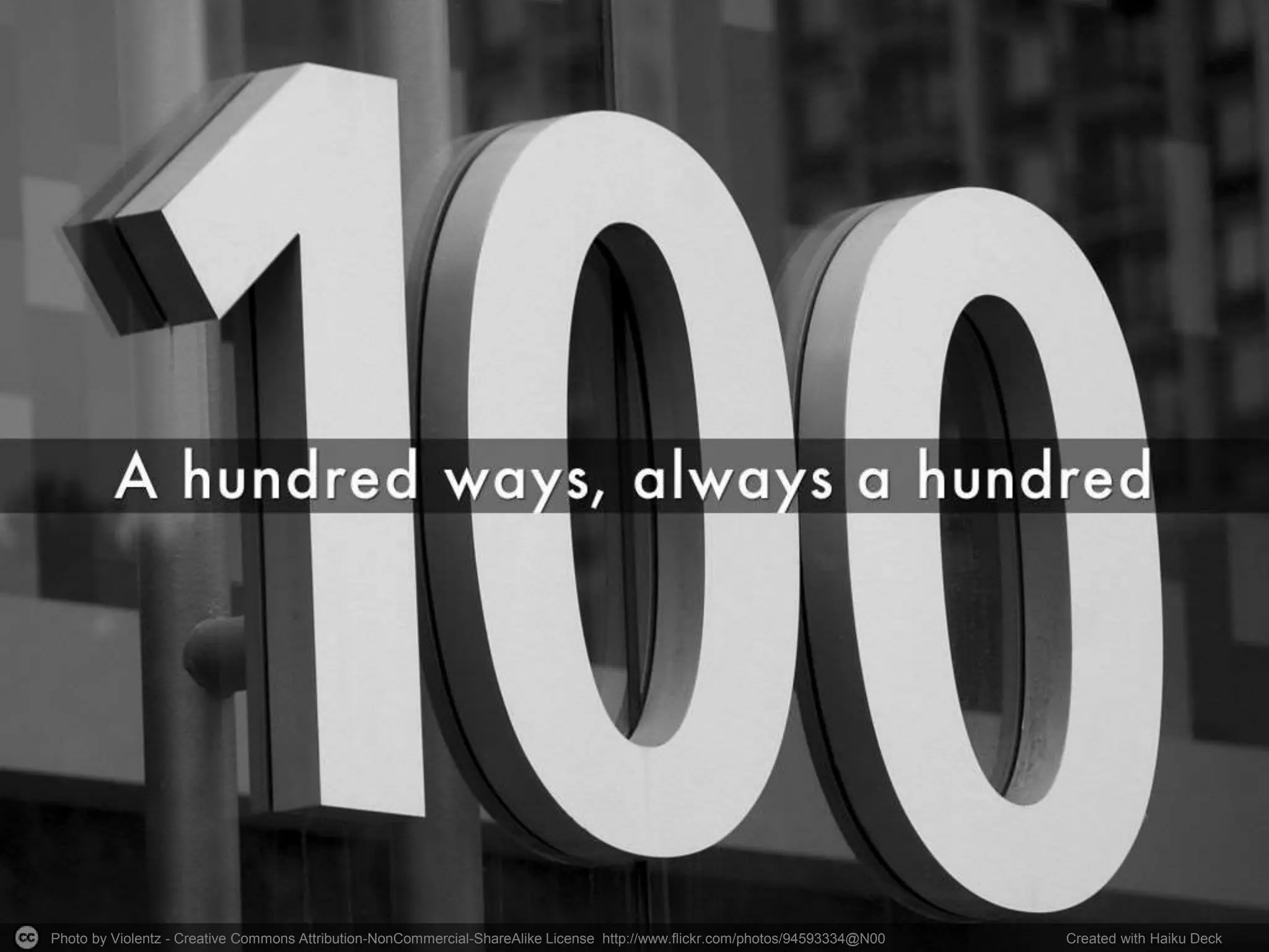 Photo by Violentz - Creative Commons Attribution-NonCommercial-ShareAlike License http://www.flickr.com/photos/94593334@N00 Created with Haiku Deck 
 