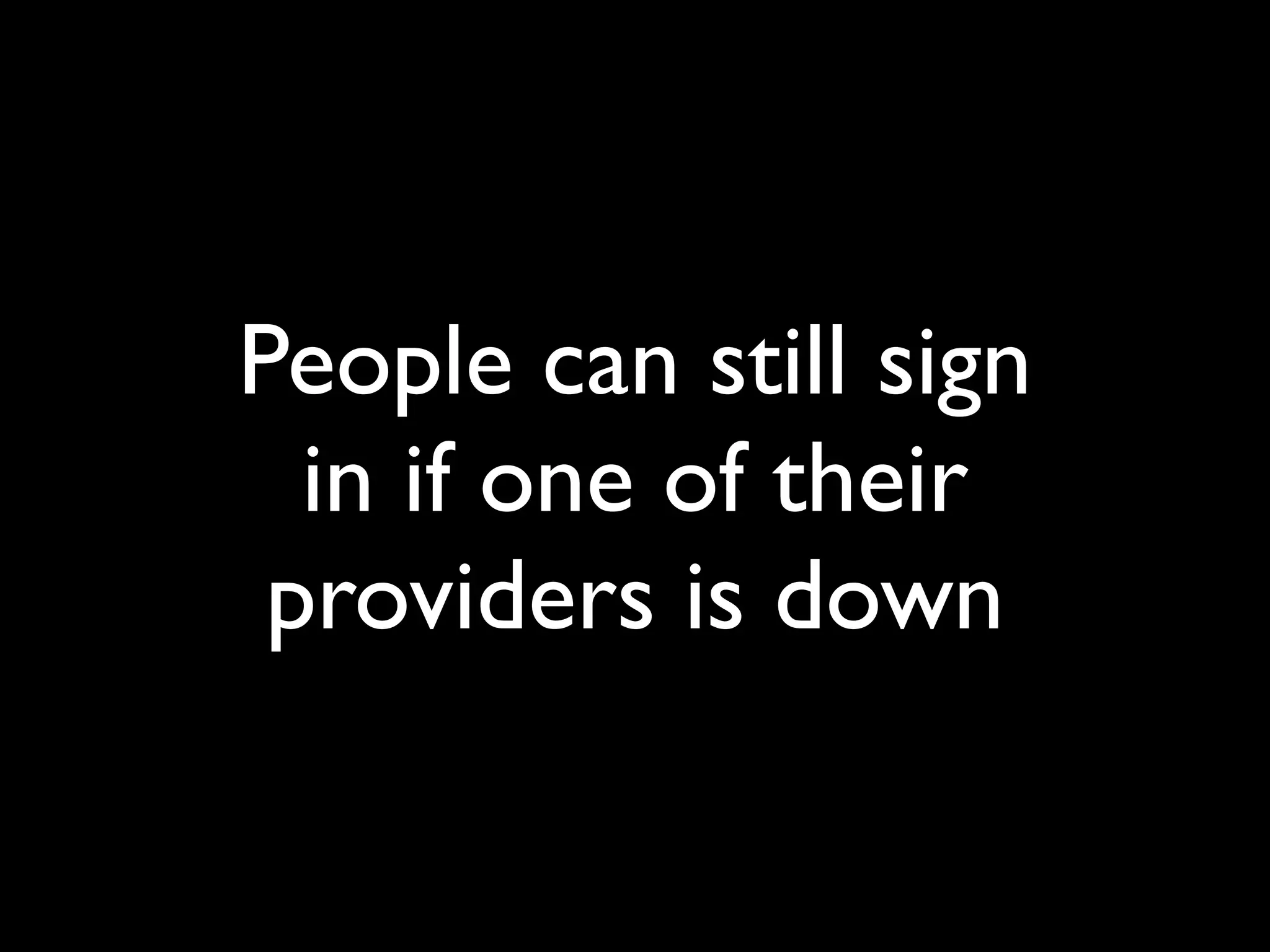 The Implications of OpenID