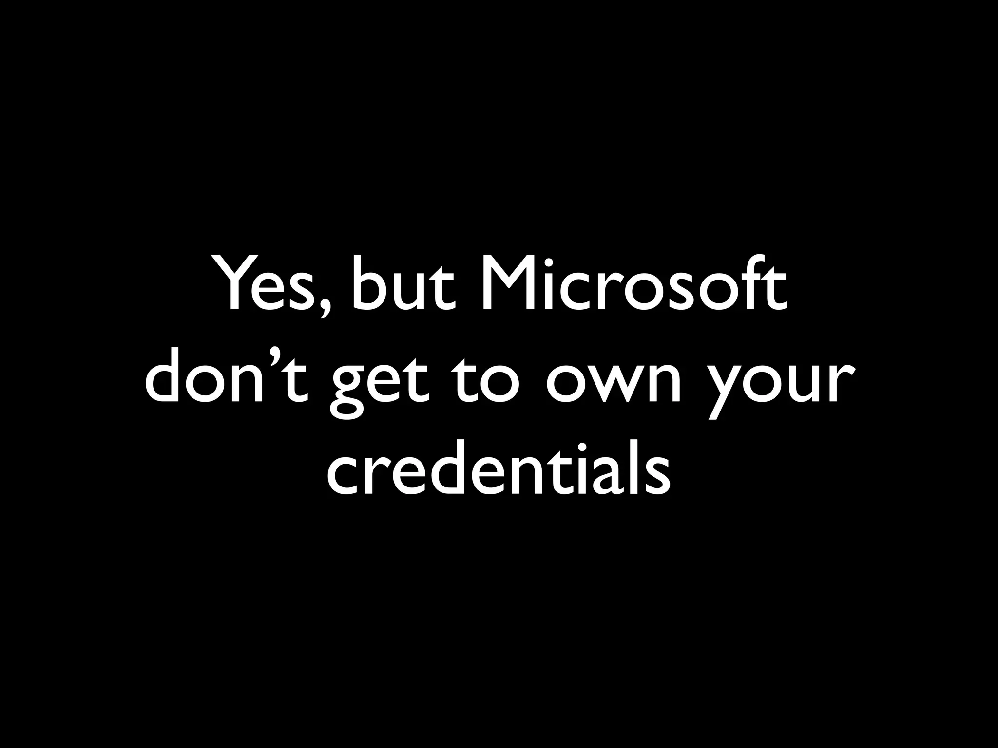 The Implications of OpenID