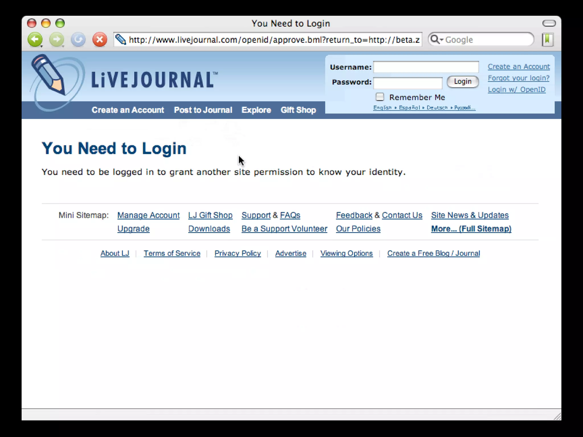 The Implications of OpenID