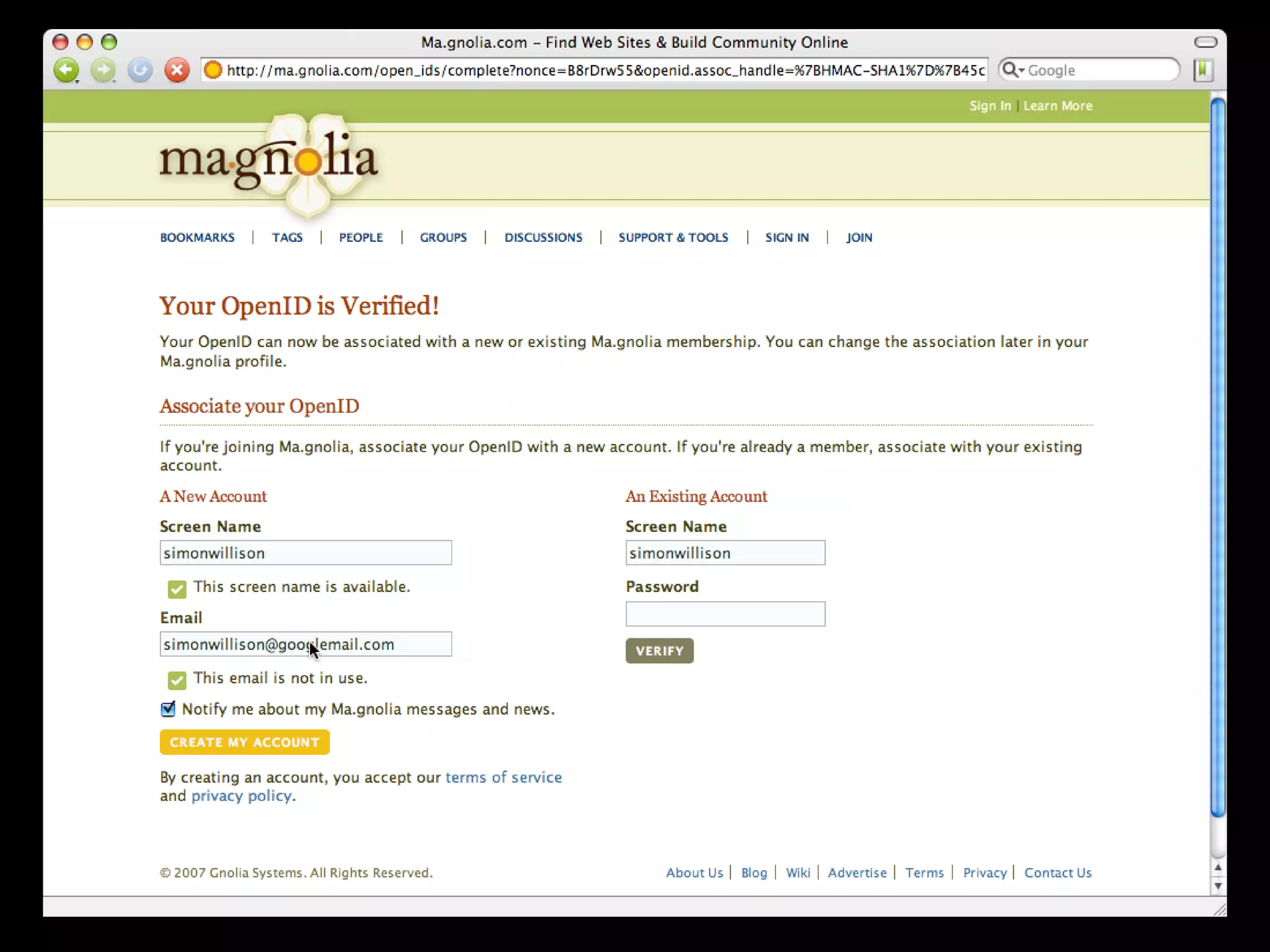 The Implications of OpenID