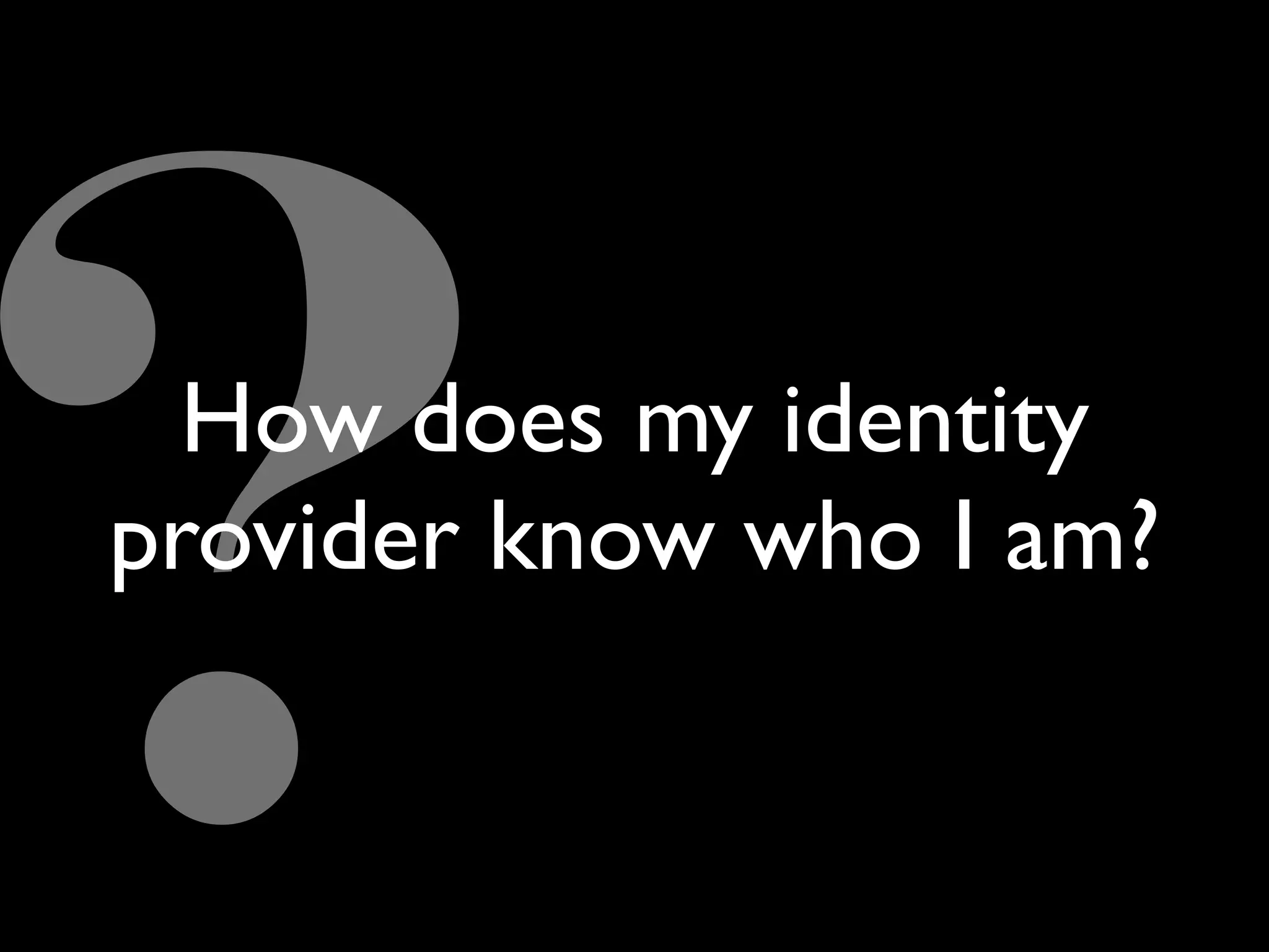 The Implications of OpenID