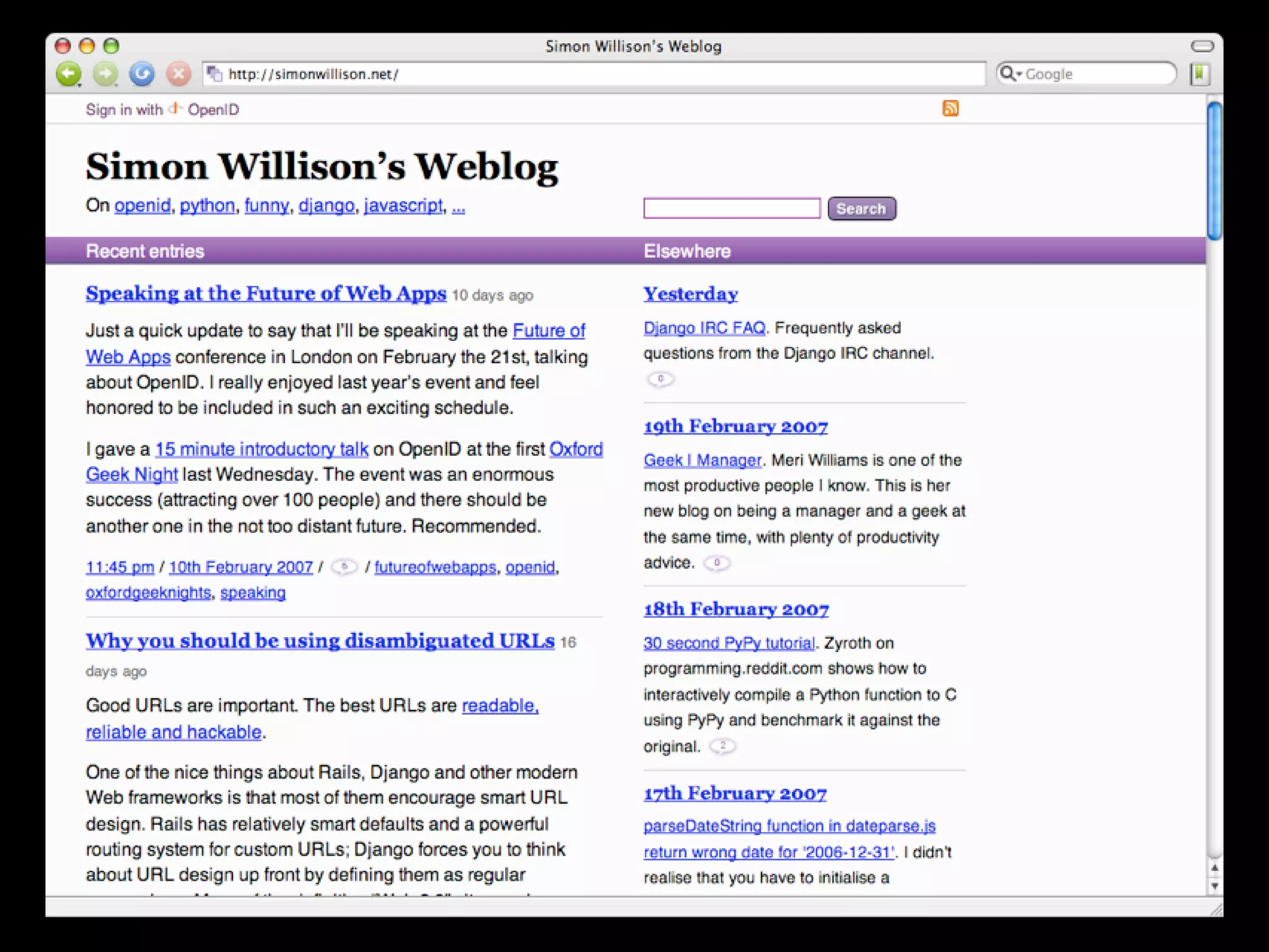 The Implications of OpenID