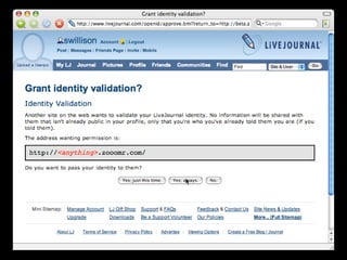 The Implications of OpenID
