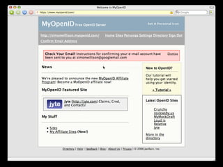 The Implications of OpenID