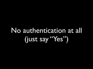 The Implications of OpenID