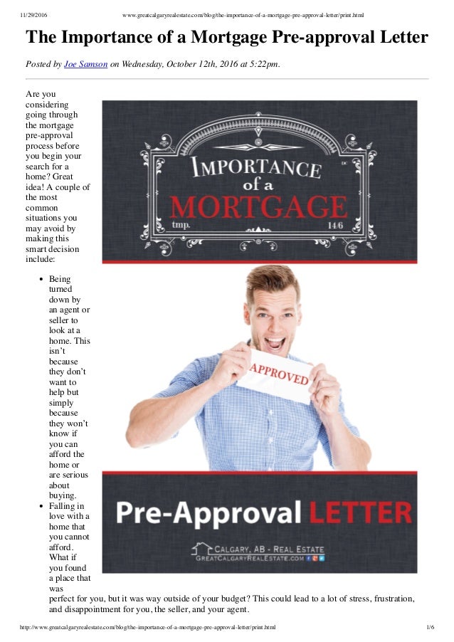when should i get a mortgage pre approval