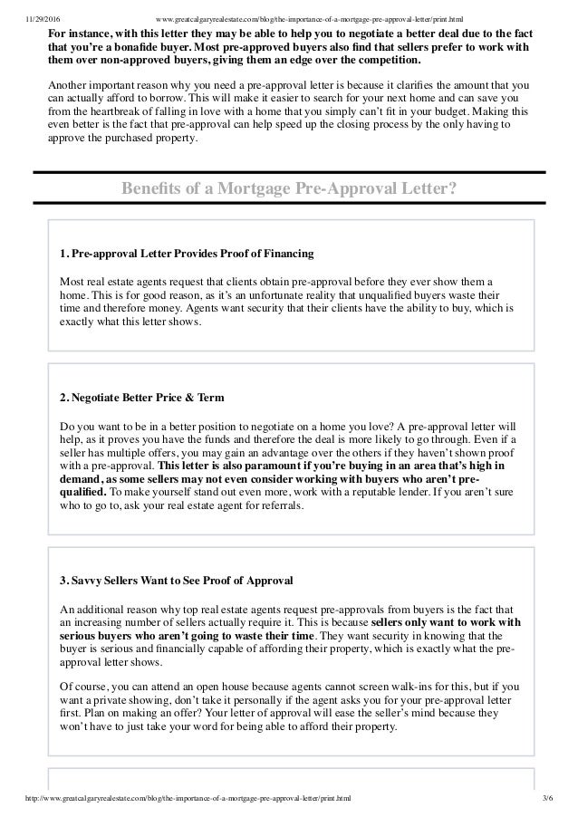 benefits of a mortgage pre approval letter mortgage prequalification letter