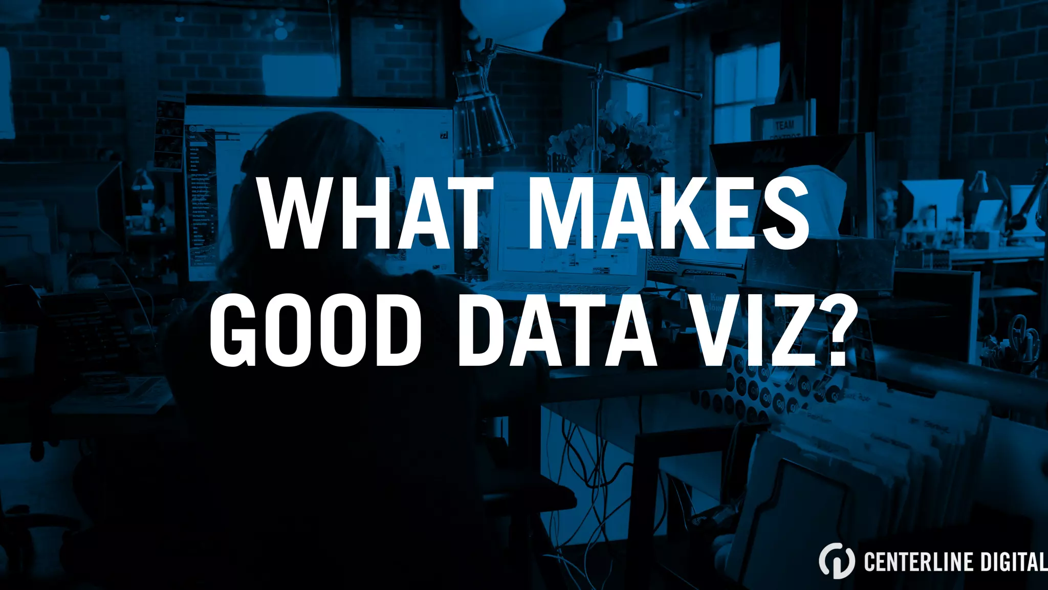 WHAT MAKES
GOOD DATA VIZ?
 