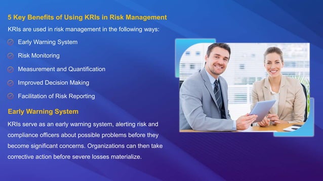 The Importance of Key Risk Indicators in Risk Management | PPTX