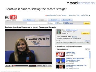 Southwest airlines setting the record straight 