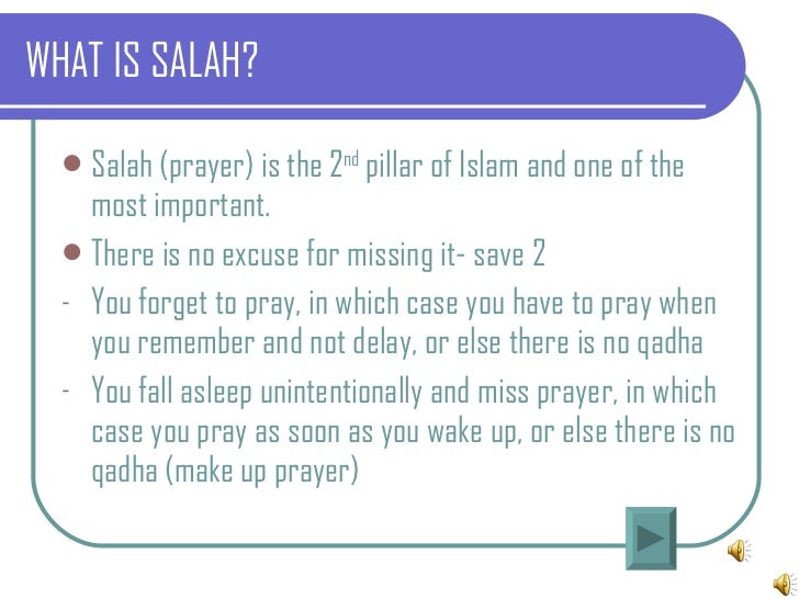 The Importance Of Salah