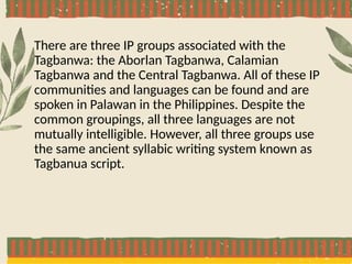 Palawan Script Exploring Indigenous Filipino Spirituality and Languages: Beliefs ...