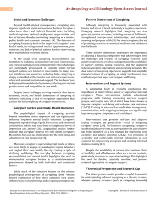 The Indispensable Role of Informal Caregivers in Supporting the Aging ...