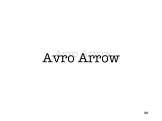 Avro Arrow Avro Arrow 