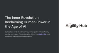 The Inner Revolution: Reclaiming Human Power in the Age of AI | PDF