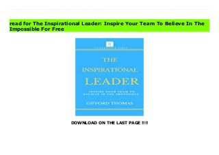 DOWNLOAD ON THE LAST PAGE !!!!
Download direct The Inspirational Leader: Inspire Your Team To Believe In The Impossible Don't hesitate Click https://fubbookslocalcenter.blogspot.co.uk/?book=179630123X Read Online PDF The Inspirational Leader: Inspire Your Team To Believe In The Impossible, Download PDF The Inspirational Leader: Inspire Your Team To Believe In The Impossible, Download Full PDF The Inspirational Leader: Inspire Your Team To Believe In The Impossible, Read PDF and EPUB The Inspirational Leader: Inspire Your Team To Believe In The Impossible, Read PDF ePub Mobi The Inspirational Leader: Inspire Your Team To Believe In The Impossible, Reading PDF The Inspirational Leader: Inspire Your Team To Believe In The Impossible, Download Book PDF The Inspirational Leader: Inspire Your Team To Believe In The Impossible, Download online The Inspirational Leader: Inspire Your Team To Believe In The Impossible, Download The Inspirational Leader: Inspire Your Team To Believe In The Impossible pdf, Download epub The Inspirational Leader: Inspire Your Team To Believe In The Impossible, Download pdf The Inspirational Leader: Inspire Your Team To Believe In The Impossible, Download ebook The Inspirational Leader: Inspire Your Team To Believe In The Impossible, Download pdf The Inspirational Leader: Inspire Your Team To Believe In The Impossible, The Inspirational Leader: Inspire Your Team To Believe In The Impossible Online Read Best Book Online The Inspirational Leader: Inspire Your Team To Believe In The Impossible, Download Online The Inspirational Leader: Inspire Your Team To Believe In The Impossible Book, Read Online The Inspirational Leader: Inspire Your Team To Believe In The Impossible E-Books, Read The Inspirational Leader: Inspire Your Team To Believe In The Impossible Online, Read Best Book The Inspirational Leader: Inspire Your Team To Believe In The Impossible Online, Read The Inspirational Leader: Inspire Your Team To Believe In The Impossible Books Online Read
The Inspirational Leader: Inspire Your Team To Believe In The Impossible Full Collection, Read The Inspirational Leader: Inspire Your Team To Believe In The Impossible Book, Read The Inspirational Leader: Inspire Your Team To Believe In The Impossible Ebook The Inspirational Leader: Inspire Your Team To Believe In The Impossible PDF Download online, The Inspirational Leader: Inspire Your Team To Believe In The Impossible pdf Read online, The Inspirational Leader: Inspire Your Team To Believe In The Impossible Download, Read The Inspirational Leader: Inspire Your Team To Believe In The Impossible Full PDF, Download The Inspirational Leader: Inspire Your Team To Believe In The Impossible PDF Online, Read The Inspirational Leader: Inspire Your Team To Believe In The Impossible Books Online, Read The Inspirational Leader: Inspire Your Team To Believe In The Impossible Full Popular PDF, PDF The Inspirational Leader: Inspire Your Team To Believe In The Impossible Download Book PDF The Inspirational Leader: Inspire Your Team To Believe In The Impossible, Read online PDF The Inspirational Leader: Inspire Your Team To Believe In The Impossible, Download Best Book The Inspirational Leader: Inspire Your Team To Believe In The Impossible, Download PDF The Inspirational Leader: Inspire Your Team To Believe In The Impossible Collection, Read PDF The Inspirational Leader: Inspire Your Team To Believe In The Impossible Full Online, Download Best Book Online The Inspirational Leader: Inspire Your Team To Believe In The Impossible, Read The Inspirational Leader: Inspire Your Team To Believe In The Impossible PDF files, Read PDF Free sample The Inspirational Leader: Inspire Your Team To Believe In The Impossible, Download PDF The Inspirational Leader: Inspire Your Team To Believe In The Impossible Free access, Download The Inspirational Leader: Inspire Your Team To Believe In The Impossible cheapest, Read The Inspirational Leader: Inspire Your Team To Believe In The
Impossible Free acces unlimited
read for The Inspirational Leader: Inspire Your Team To Believe In The
Impossible For Free
 