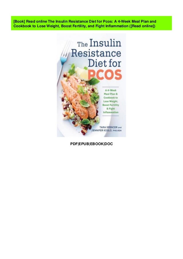 Read Online The Insulin Resistance Diet For Pcos A 4 Week Meal Plan