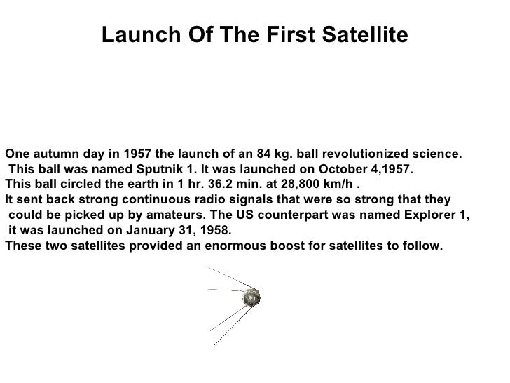 The Invention Of Satellite