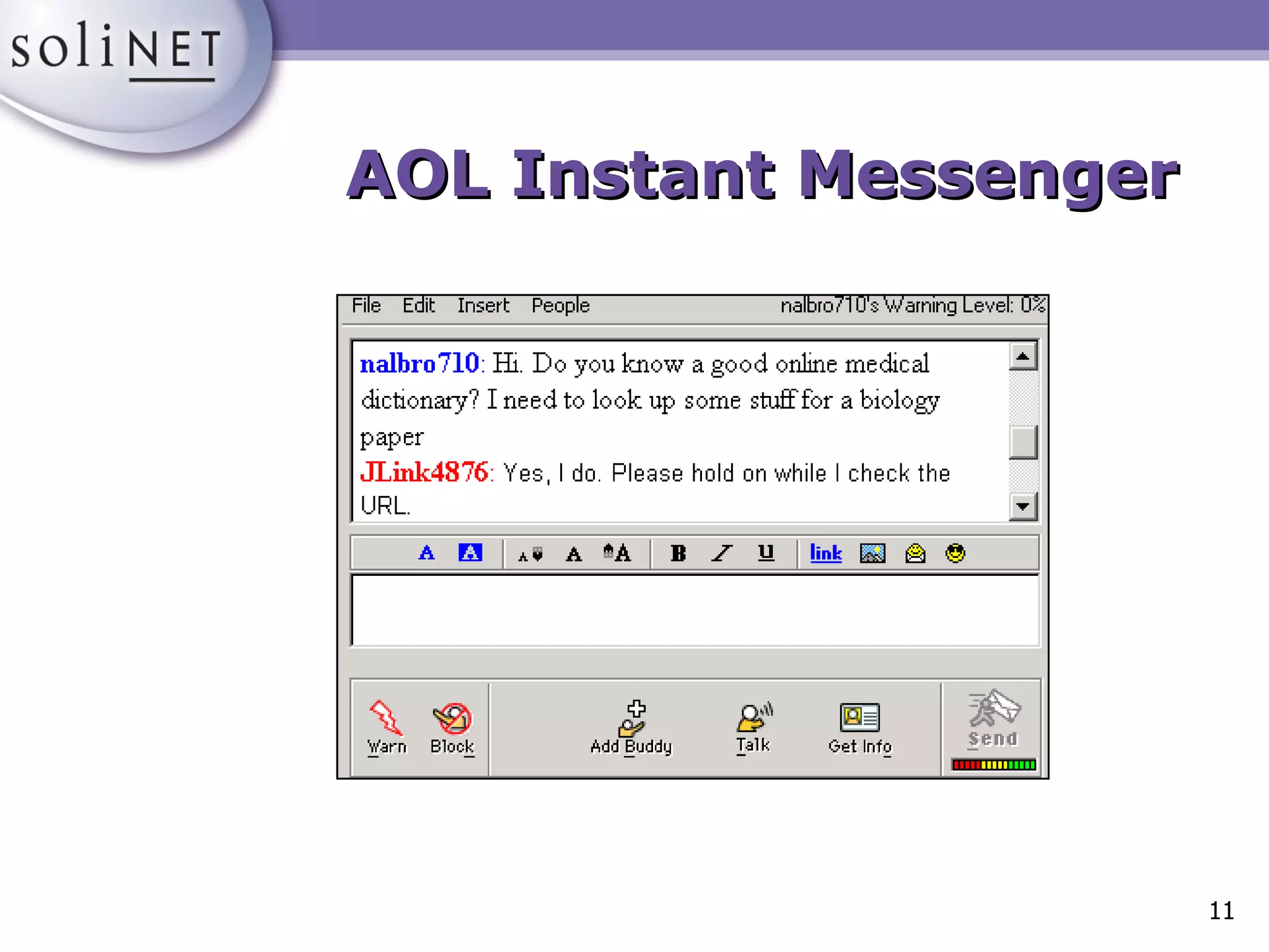 AOL Instant Messenger 