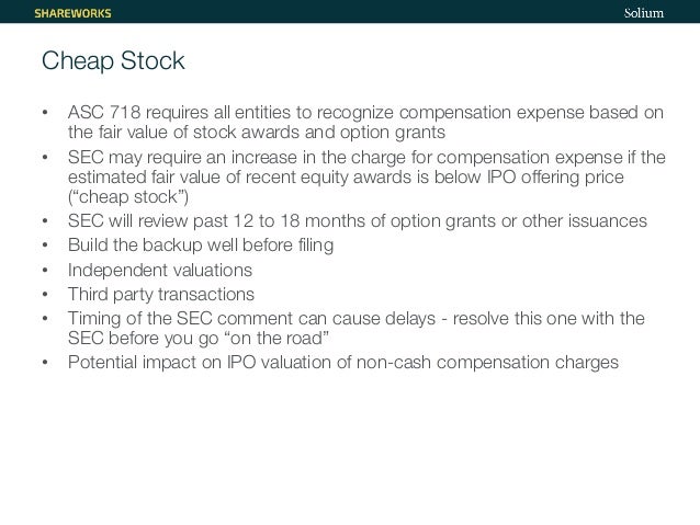 How to value stock options pre-ipo