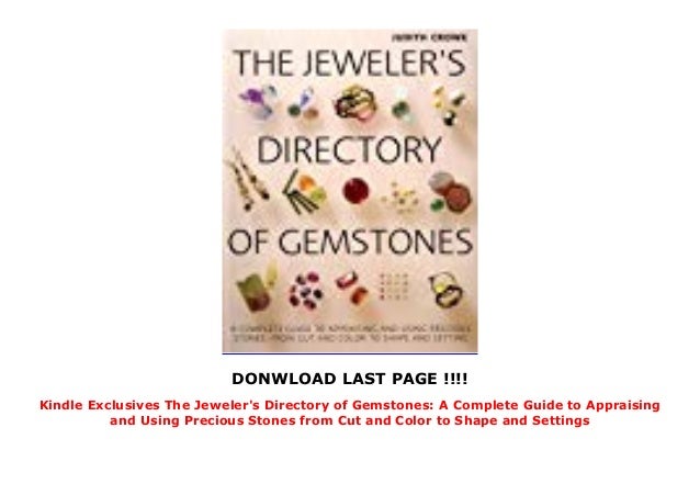 the jeweler's directory of gemstones