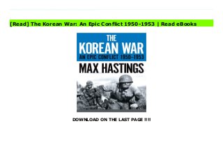 DOWNLOAD ON THE LAST PAGE !!!!
Read PDF The Korean War: An Epic Conflict 1950-1953 Online, Read PDF The Korean War: An Epic Conflict 1950-1953, Full PDF The Korean War: An Epic Conflict 1950-1953, All Ebook The Korean War: An Epic Conflict 1950-1953, PDF and EPUB The Korean War: An Epic Conflict 1950-1953, PDF ePub Mobi The Korean War: An Epic Conflict 1950-1953, Reading PDF The Korean War: An Epic Conflict 1950-1953, Book PDF The Korean War: An Epic Conflict 1950-1953, Download online The Korean War: An Epic Conflict 1950-1953, The Korean War: An Epic Conflict 1950-1953 pdf, book pdf The Korean War: An Epic Conflict 1950-1953, pdf The Korean War: An Epic Conflict 1950-1953, epub The Korean War: An Epic Conflict 1950-1953, pdf The Korean War: An Epic Conflict 1950-1953, the book The Korean War: An Epic Conflict 1950-1953, ebook The Korean War: An Epic Conflict 1950-1953, The Korean War: An Epic Conflict 1950-1953 E-Books, Online The Korean War: An Epic Conflict 1950-1953 Book, pdf The Korean War: An Epic Conflict 1950-1953, The Korean War: An Epic Conflict 1950-1953 E-Books, The Korean War: An Epic Conflict 1950-1953 Online Read Best Book Online The Korean War: An Epic Conflict 1950-1953, Read Online The Korean War: An Epic Conflict 1950-1953 Book, Download Online The Korean War: An Epic Conflict 1950-1953 E-Books, Read The Korean War: An Epic Conflict 1950-1953 Online, Download Best Book The Korean War: An Epic Conflict 1950-1953 Online, Pdf Books The Korean War: An Epic Conflict 1950-1953, Download The Korean War: An Epic Conflict 1950-1953 Books Online Download The Korean War: An Epic Conflict 1950-1953 Full Collection, Read The Korean War: An Epic Conflict 1950-1953 Book, Download The Korean War: An Epic Conflict 1950-1953 Ebook The Korean War: An Epic Conflict 1950-1953 PDF Read online, The Korean War: An Epic Conflict 1950-1953 Ebooks, The Korean War: An Epic Conflict 1950-1953 pdf Download online, The Korean War: An
Epic Conflict 1950-1953 Best Book, The Korean War: An Epic Conflict 1950-1953 Ebooks, The Korean War: An Epic Conflict 1950-1953 PDF, The Korean War: An Epic Conflict 1950-1953 Popular, The Korean War: An Epic Conflict 1950-1953 Download, The Korean War: An Epic Conflict 1950-1953 Full PDF, The Korean War: An Epic Conflict 1950-1953 PDF, The Korean War: An Epic Conflict 1950-1953 PDF, The Korean War: An Epic Conflict 1950-1953 PDF Online, The Korean War: An Epic Conflict 1950-1953 Books Online, The Korean War: An Epic Conflict 1950-1953 Ebook, The Korean War: An Epic Conflict 1950-1953 Book, The Korean War: An Epic Conflict 1950-1953 Full Popular PDF, PDF The Korean War: An Epic Conflict 1950-1953 Read Book PDF The Korean War: An Epic Conflict 1950-1953, Read online PDF The Korean War: An Epic Conflict 1950-1953, PDF The Korean War: An Epic Conflict 1950-1953 Popular, PDF The Korean War: An Epic Conflict 1950-1953, PDF The Korean War: An Epic Conflict 1950-1953 Ebook, Best Book The Korean War: An Epic Conflict 1950-1953, PDF The Korean War: An Epic Conflict 1950-1953 Collection, PDF The Korean War: An Epic Conflict 1950-1953 Full Online, epub The Korean War: An Epic Conflict 1950-1953, ebook The Korean War: An Epic Conflict 1950-1953, ebook The Korean War: An Epic Conflict 1950-1953, epub The Korean War: An Epic Conflict 1950-1953, full book The Korean War: An Epic Conflict 1950-1953, online The Korean War: An Epic Conflict 1950-1953, online The Korean War: An Epic Conflict 1950-1953, online pdf The Korean War: An Epic Conflict 1950-1953, pdf The Korean War: An Epic Conflict 1950-1953, The Korean War: An Epic Conflict 1950-1953 Book, Online The Korean War: An Epic Conflict 1950-1953 Book, PDF The Korean War: An Epic Conflict 1950-1953, PDF The Korean War: An Epic Conflict 1950-1953 Online, pdf The Korean War: An Epic Conflict 1950-1953, Download online The Korean War: An Epic Conflict 1950-1953, The
Korean War: An Epic Conflict 1950-1953 pdf, The Korean War: An Epic Conflict 1950-1953, book pdf The Korean War: An Epic Conflict 1950-1953, pdf The Korean War: An Epic Conflict 1950-1953, epub The Korean War: An Epic Conflict 1950-1953, pdf The Korean War: An Epic Conflict 1950-1953, the book The Korean War: An Epic Conflict 1950-1953, ebook The Korean War: An Epic Conflict 1950-1953, The Korean War: An Epic Conflict 1950-1953 E-Books, Online The Korean War: An Epic Conflict 1950-1953 Book, pdf The Korean War: An Epic Conflict 1950-1953, The Korean War: An Epic Conflict 1950-1953 E-Books, The Korean War: An Epic Conflict 1950-1953 Online, Download Best Book Online The Korean War: An Epic Conflict 1950-1953, Download The Korean War: An Epic Conflict 1950-1953 PDF files, Download The Korean War: An Epic Conflict 1950-1953 PDF files
[Read] The Korean War: An Epic Conflict 1950-1953 | Read eBooks
 