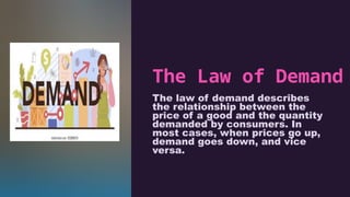 chapter 2 the law of demand prepared by Images High... UNIT 2 DEMAND ANALYSIS LAW OF DEMAND.pptx