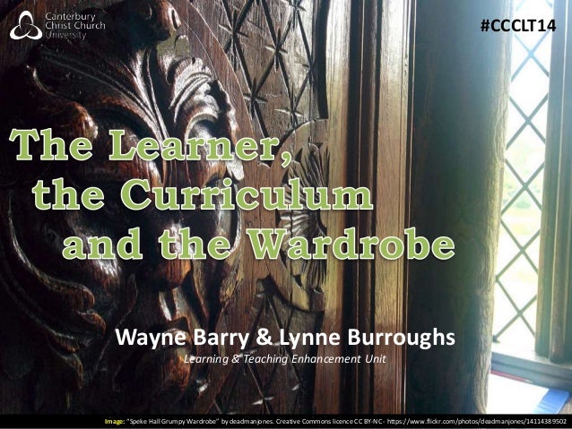 The Learner The Curriculum And The Wardrobe