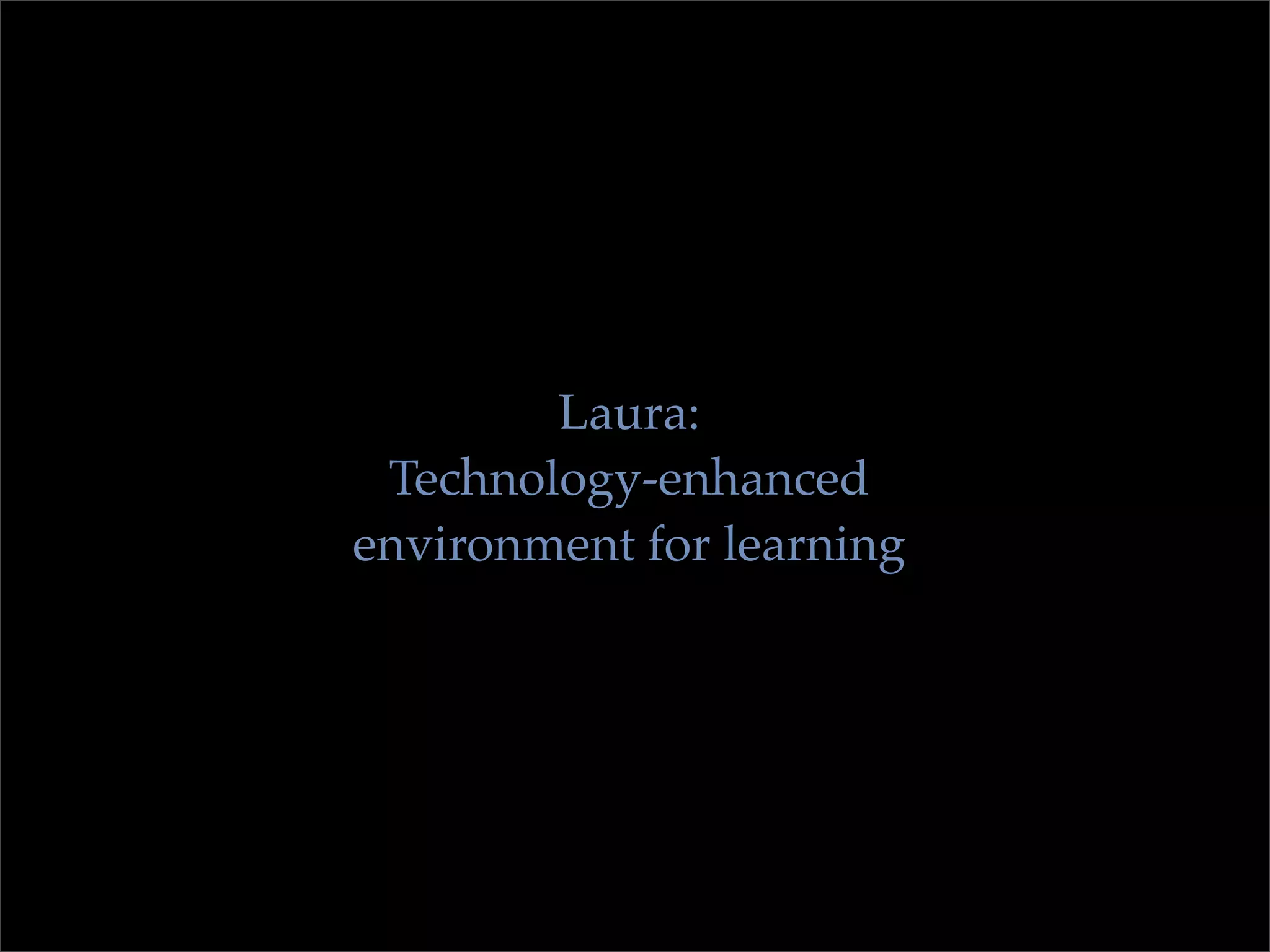 The learner voice: students' use and experience of technologies