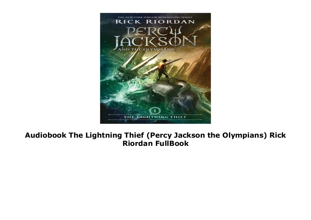 Audiobook The Lightning Thief (Percy Jackson the Olympians) Rick
