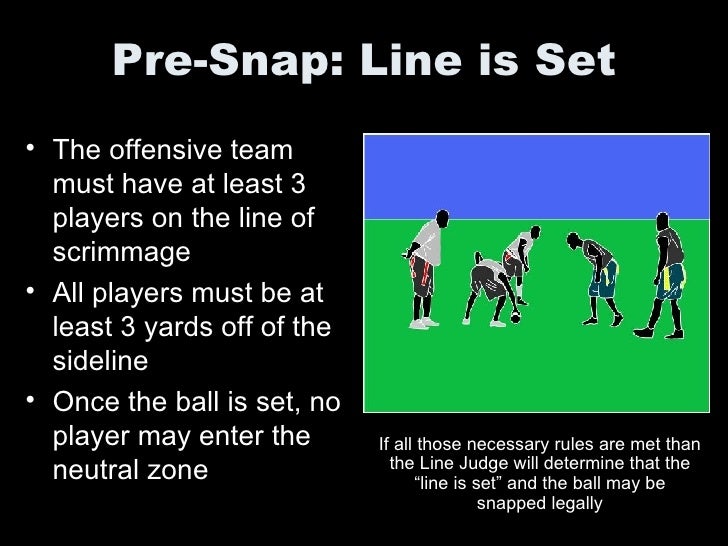The Line Of Scrimmage
