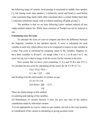 The Linguistic Variables