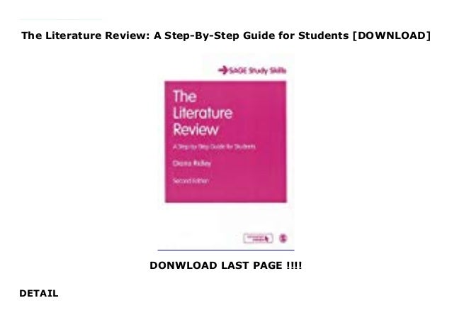 Step by step guide to literature review picture