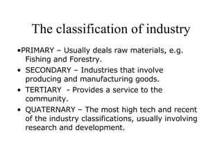 The Location Of Industry | PPT