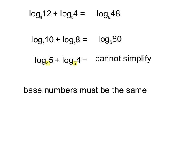 The log rules