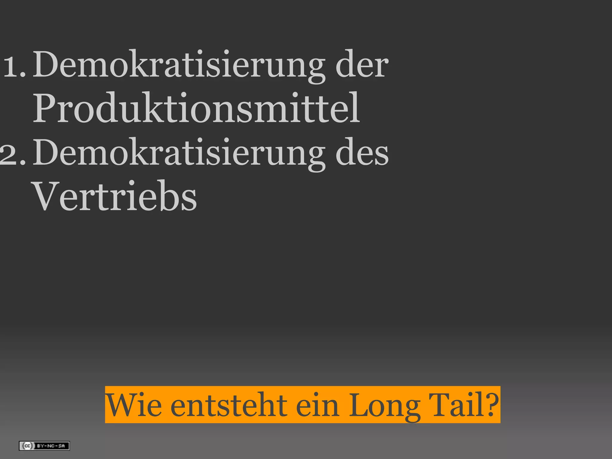 The Long Tail