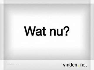 Wat nu? 