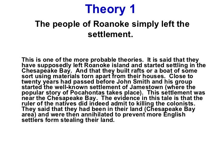 the lost colony of roanoke essay the lost colony of roanoke essay