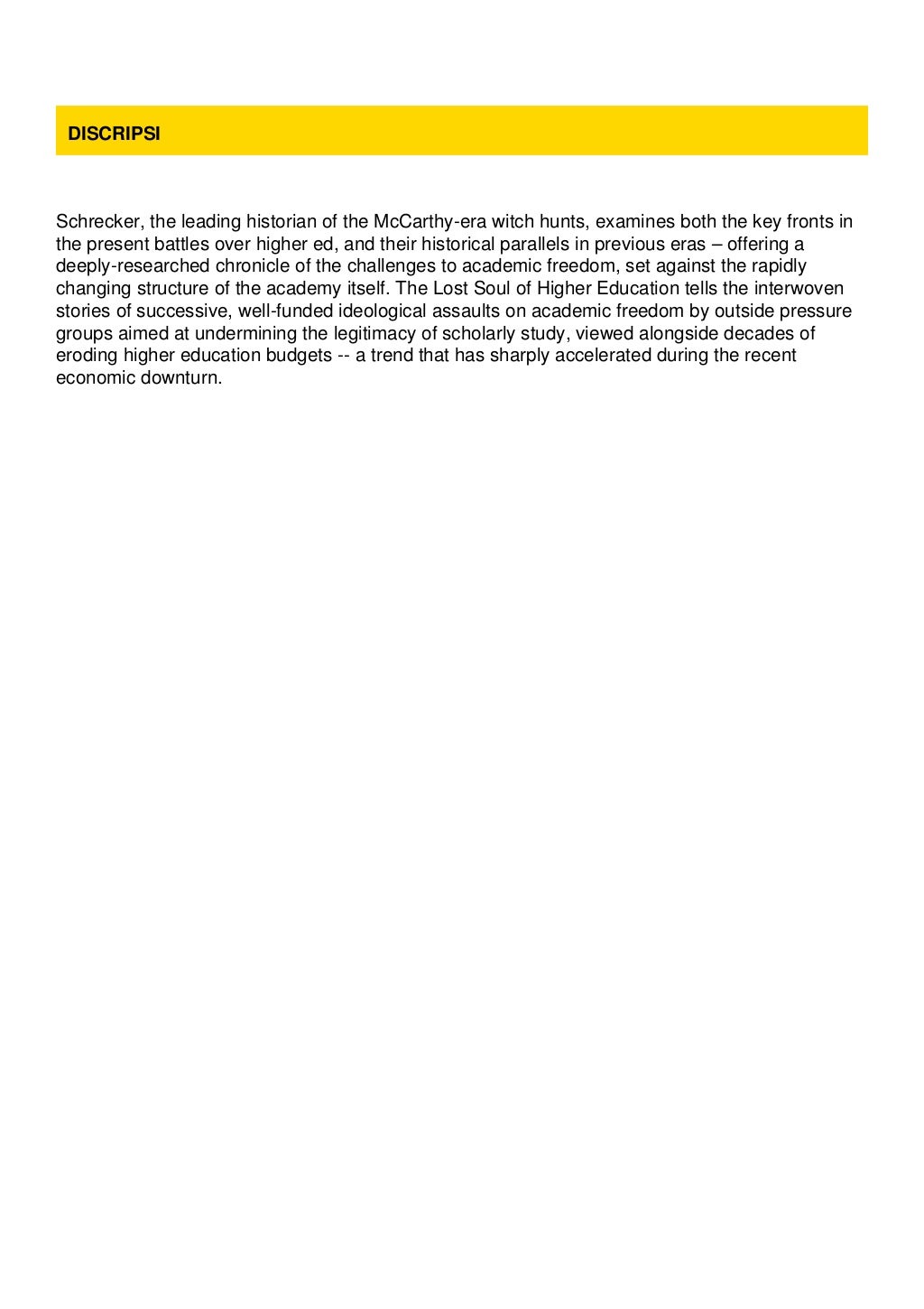PDF The Lost Soul of Higher Education Corporatization