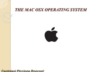 THE MAC OSX OPERATING SYSTEM
 