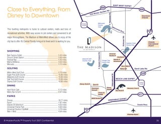 The Madison -- Orlando, Florida  -- Real Estate Investment Marketing