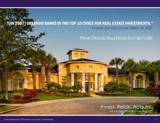 The Madison -- Orlando, Florida  -- Real Estate Investment Marketing