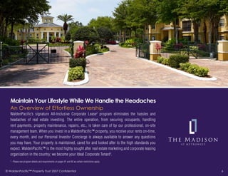 The Madison -- Orlando, Florida  -- Real Estate Investment Marketing
