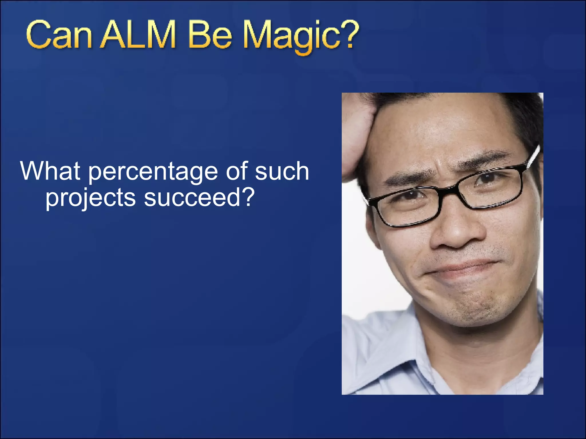 What percentage of such projects succeed? 