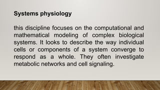 The major systems human physiology.pptxx | PPTX