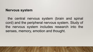 The major systems human physiology.pptxx | PPTX